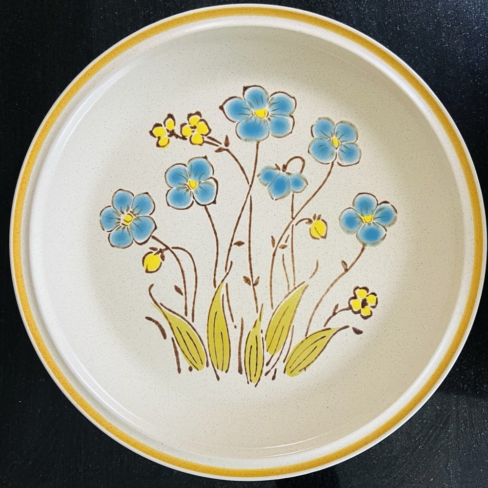 Vintage Hearthside‎ Garden Festival Highland Flowers 12" Platter Stoneware Japan